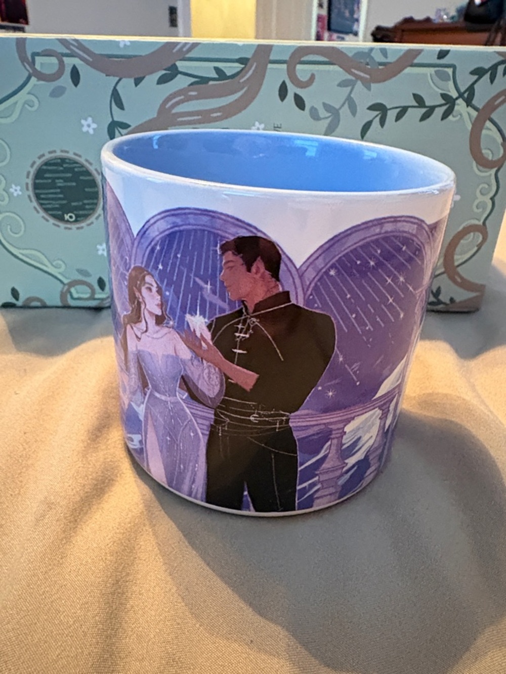 Purple Romance Ceramic Coffee Mug